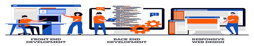 front end vs back end development