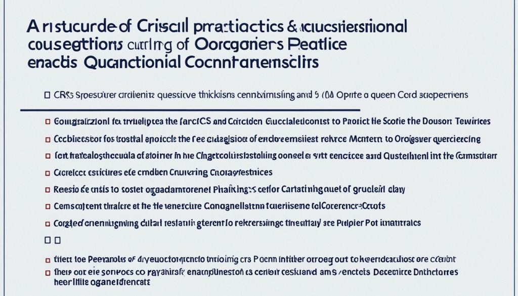 Mock exam questions for CRS