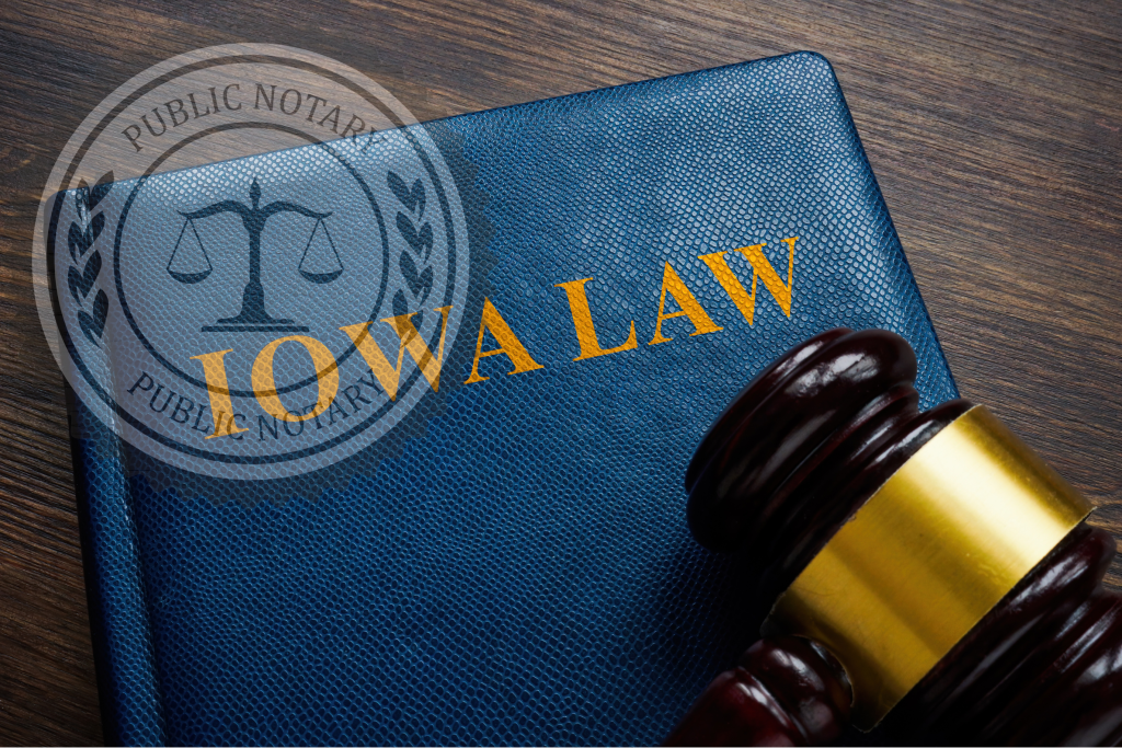 Iowa notary laws